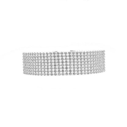 Crystal Rhinestone Choker Necklace | AccessoryZ