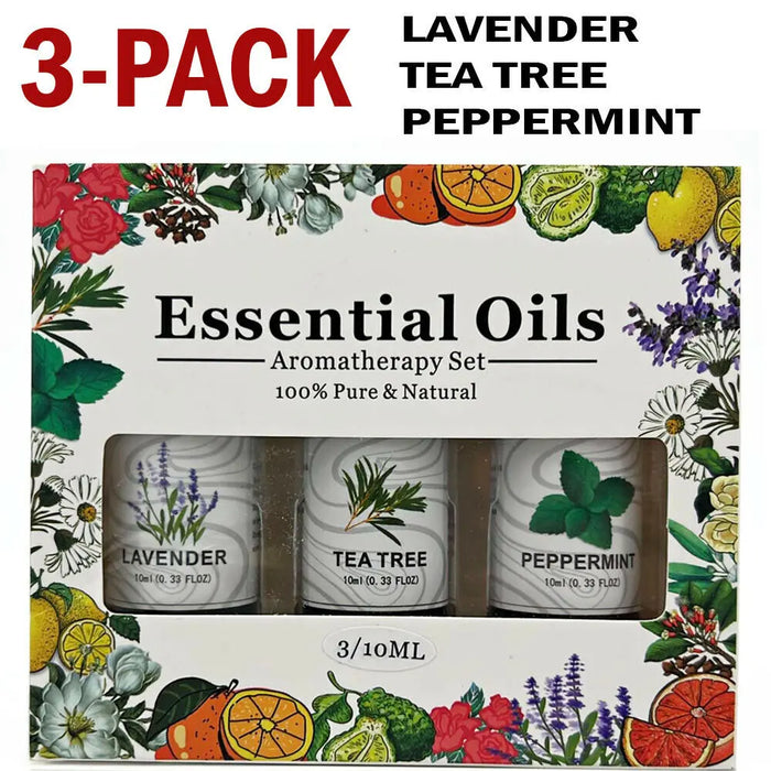 3 Pack - Aromatherapy Essential Oils Gift Set | AccessoryZ
