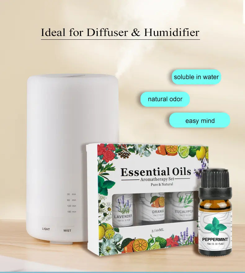 3 Pack - Aromatherapy Essential Oils Gift Set | AccessoryZ