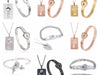 Titanium Couple Love Lock Bracelet & Necklace with Key Set | AccessoryZ