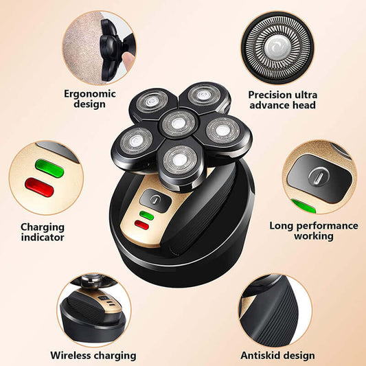 Portable 5-Bladed Multifunctional Electric Shaver