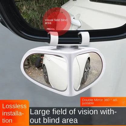 Car Auxiliary Double-Sided Mirror for Panoramic Rearview AccessoryZ