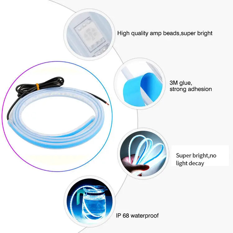 Car LED Hood Light Strip AccessoryZ