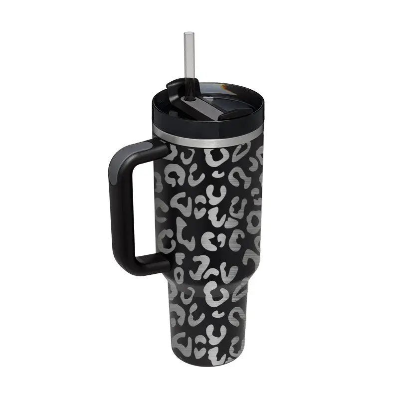 Christmas Thermal Coffee Mug with Straw AccessoryZ