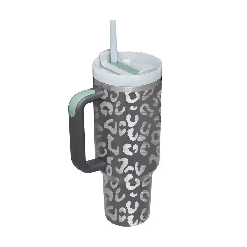 Christmas Thermal Coffee Mug with Straw AccessoryZ