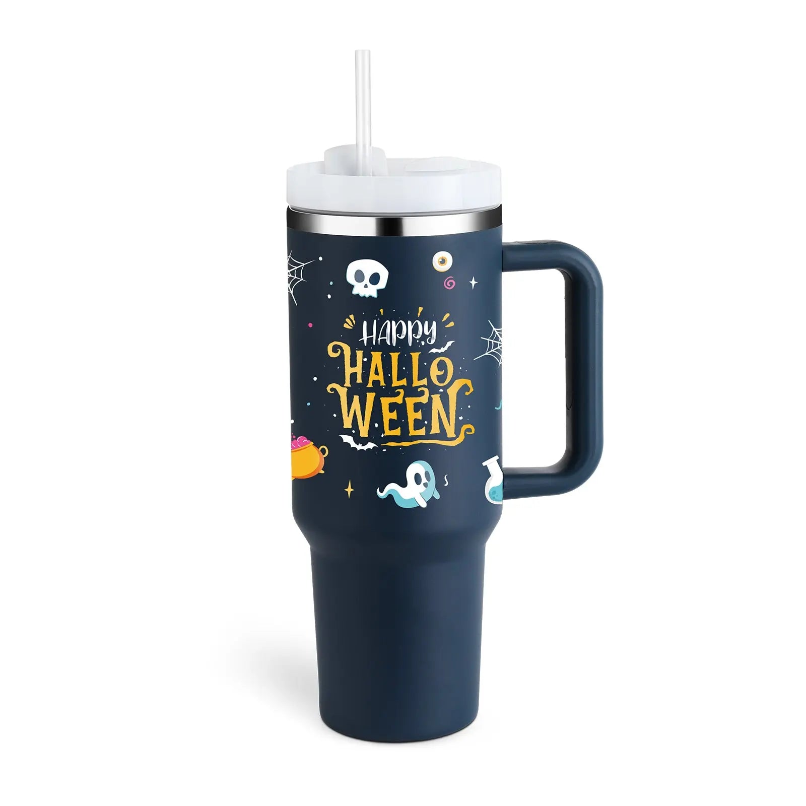 Christmas Thermal Coffee Mug with Straw AccessoryZ