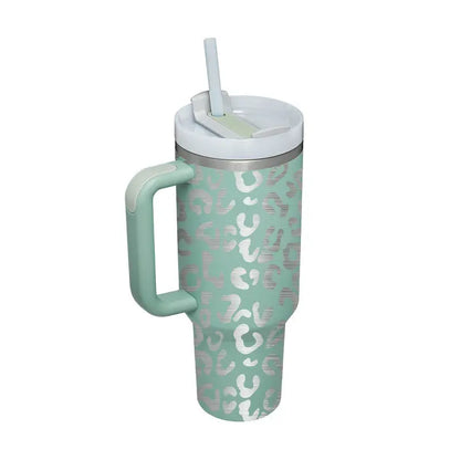 Christmas Thermal Coffee Mug with Straw AccessoryZ