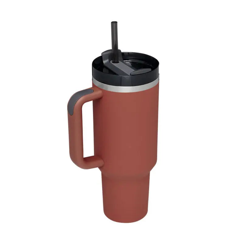 Christmas Thermal Coffee Mug with Straw AccessoryZ