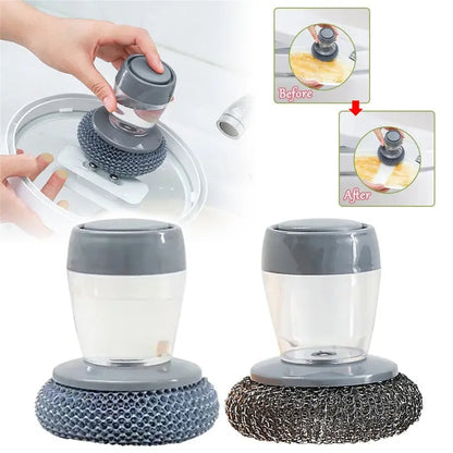 Dish Washing Press Clean Soap Dispenser AccessoryZ