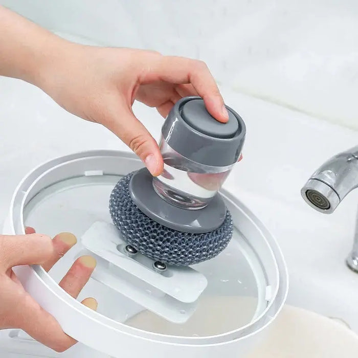 Dish Washing Press Clean Soap Dispenser AccessoryZ