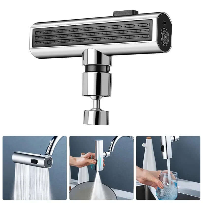 Faucet Waterfall Nozzle Splash Proof Rotating Multifunctional AccessoryZ