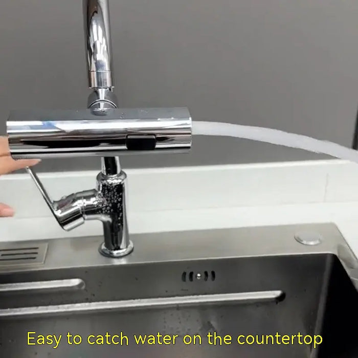 Faucet Waterfall Nozzle Splash Proof Rotating Multifunctional AccessoryZ