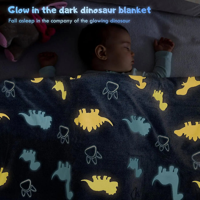 Glow In The Dark Unicorn Throw Blanket AccessoryZ