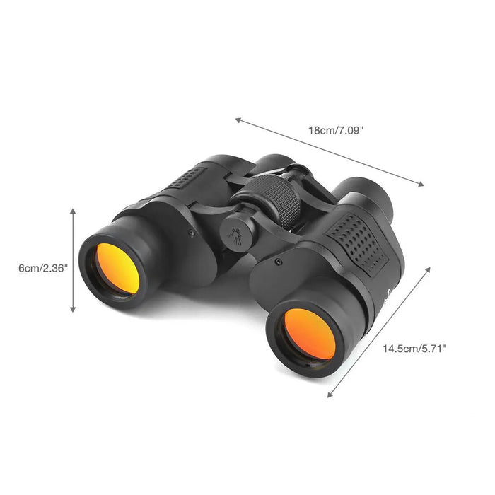 High Power Binoculars with Night Vision and Coordinates AccessoryZ