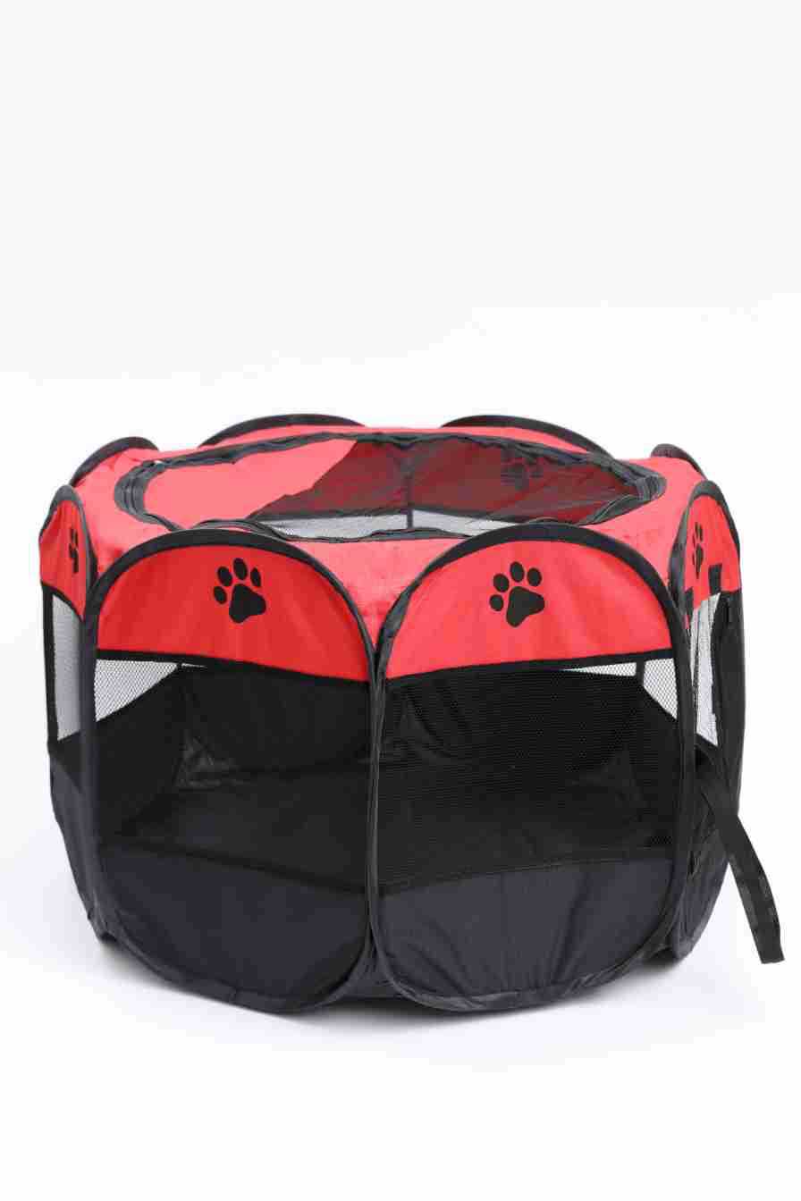 Pet Tent Octagonal Cloth Shelter Red | AccessoryZ