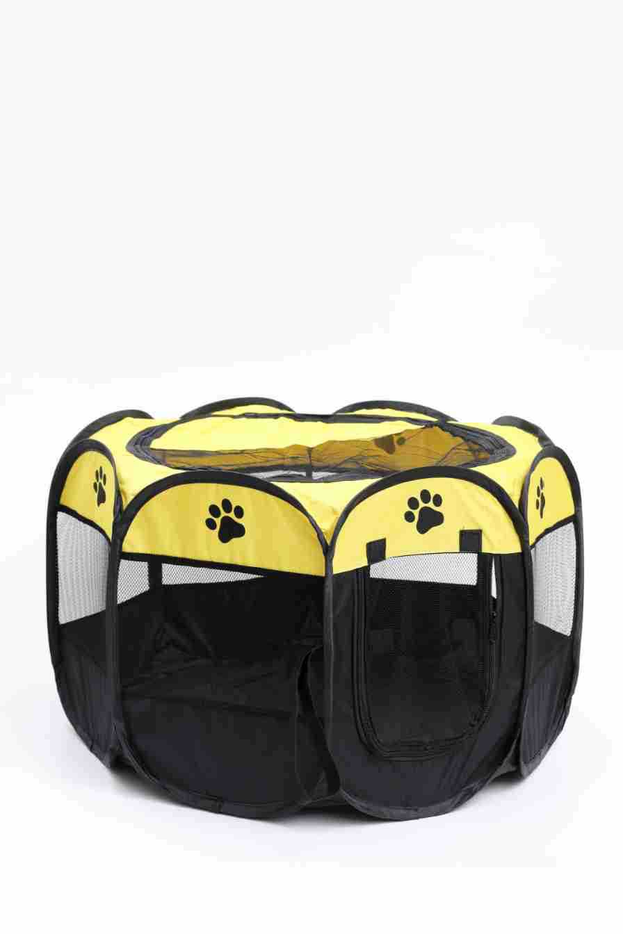Pet Tent Octagonal Cloth Shelter Yellow | AccessoryZ