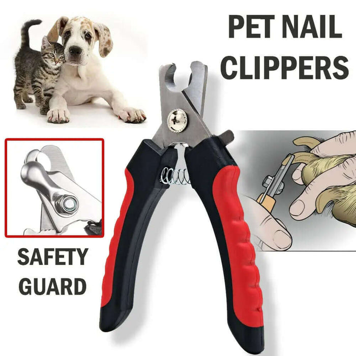 Pet Nail Clippers with Safety Guard - AccessoryZ