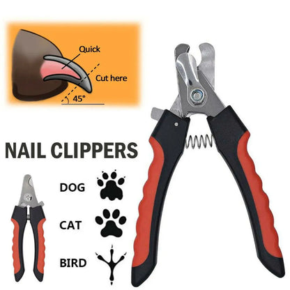 Pet Nail Clippers with Safety Guard - AccessoryZ