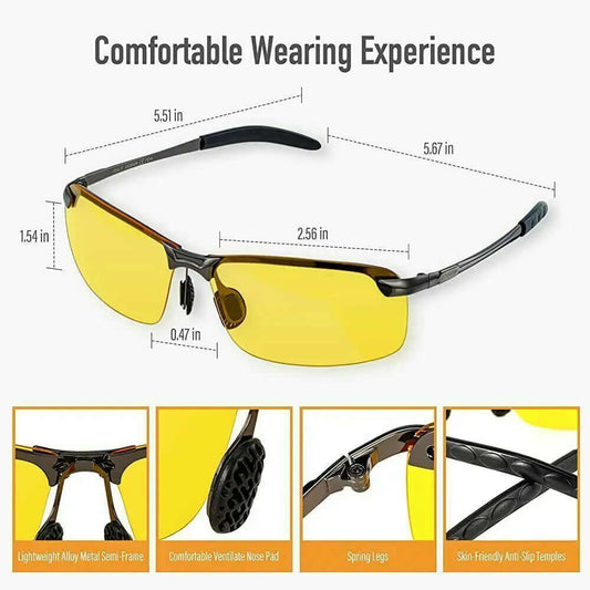 Polarized HD Night Vision Glasses AccessoryZ