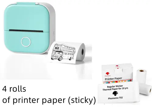 Portable Mini Thermal Label Bluetooth Printer - AccessoryZ