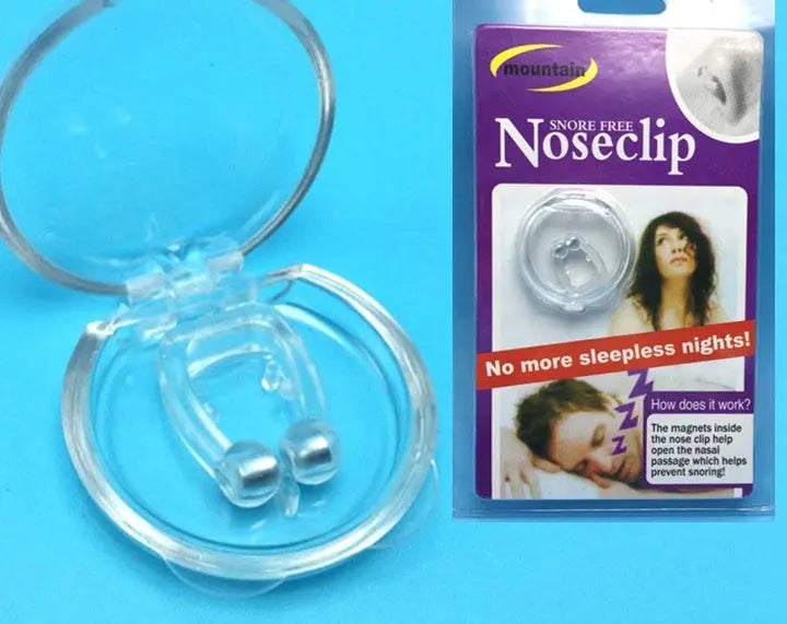 Silicone Magnetic Anti Snore Nose Clip Sleeping Aid Apnea Guard AccessoryZ
