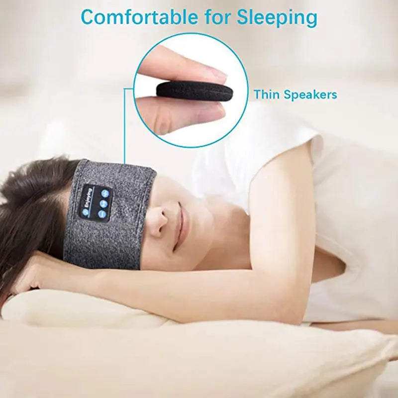 Sleep Headphone Bluetooth Headband Eye Mask Stress-free Relaxation AccessoryZ