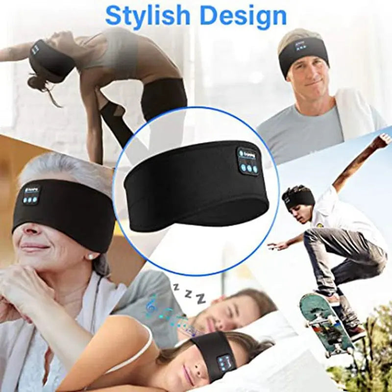 Sleep Headphone Bluetooth Headband Eye Mask Stress-free Relaxation AccessoryZ