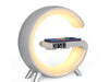 Smart G Shaped LED Lamp Bluetooth Speaker Wireless Charging - AccessoryZ