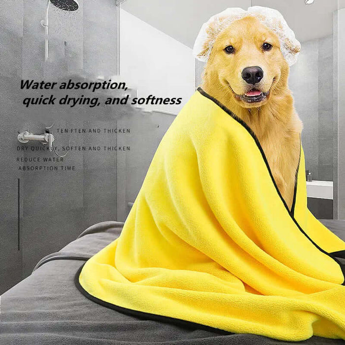 Super Absorbent Soft Microfiber Bath Towels for Pets AccessoryZ