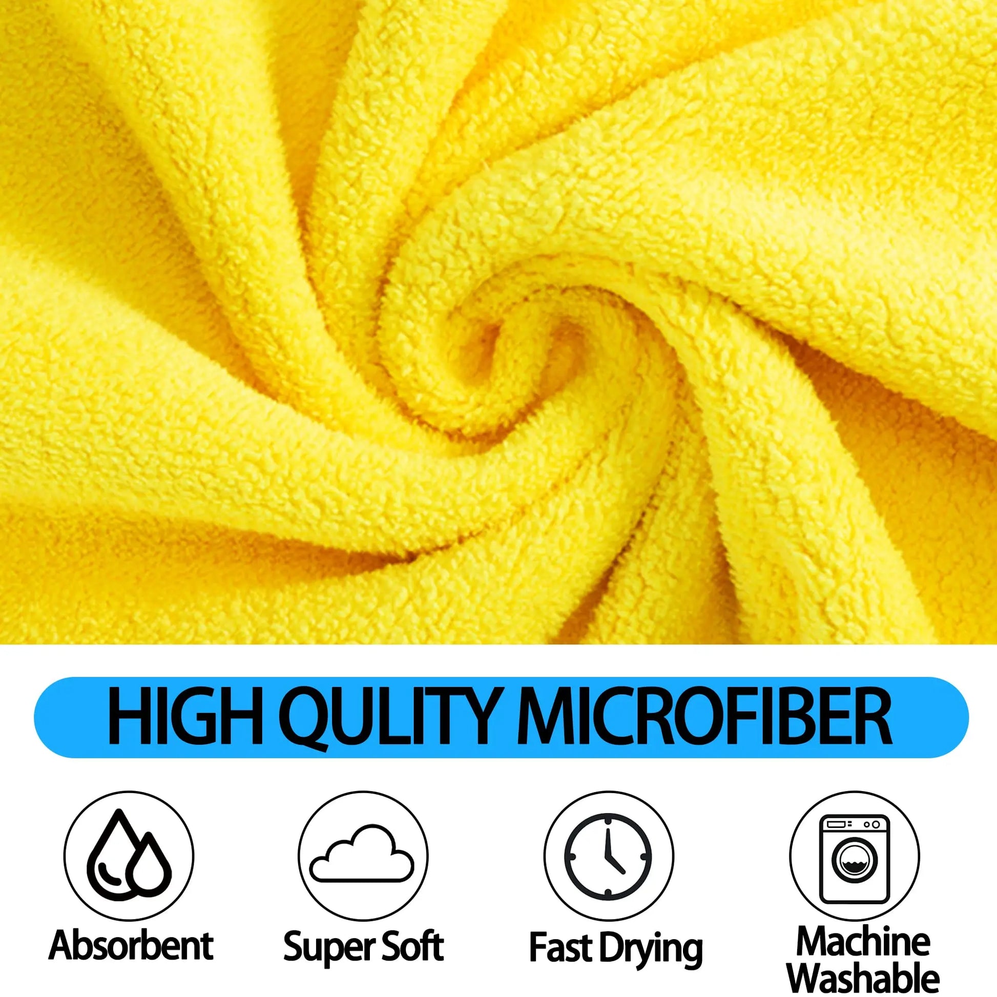 Super Absorbent Soft Microfiber Bath Towels for Pets AccessoryZ