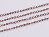Thin Metal Crushed Chain Jewelry 5m AccessoryZ