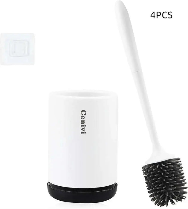 Toilet Effective Cleaning Silicone Brush AccessoryZ