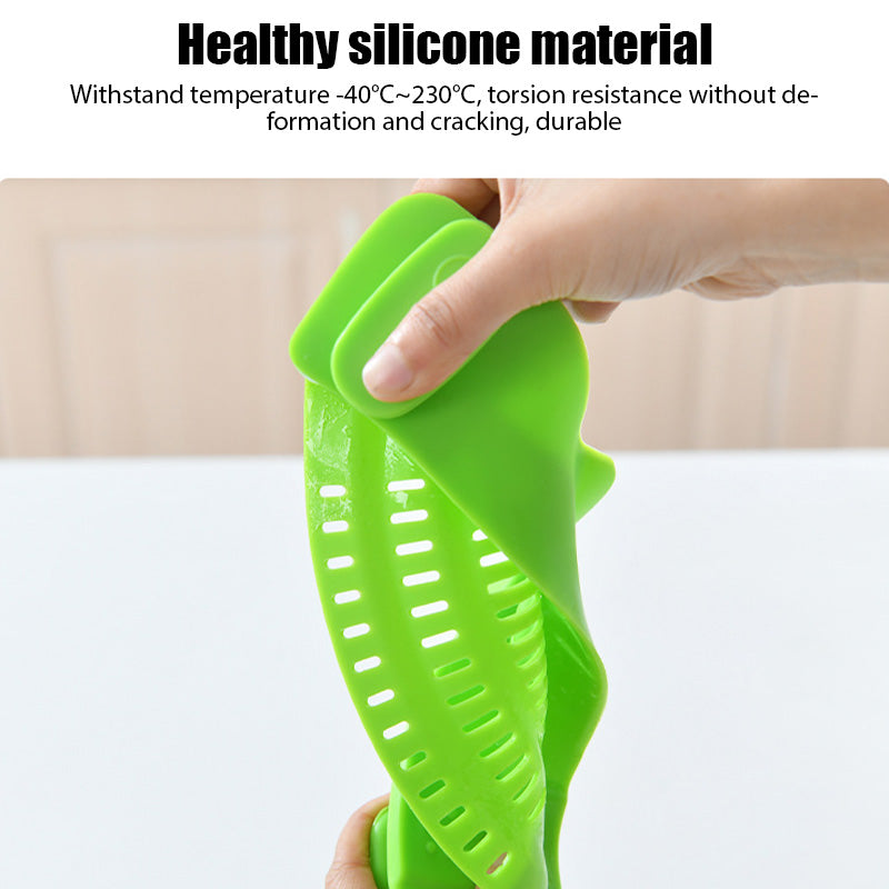 Silicone Clip-on Anti-spill Pan Pot Strainer | AccessoryZ